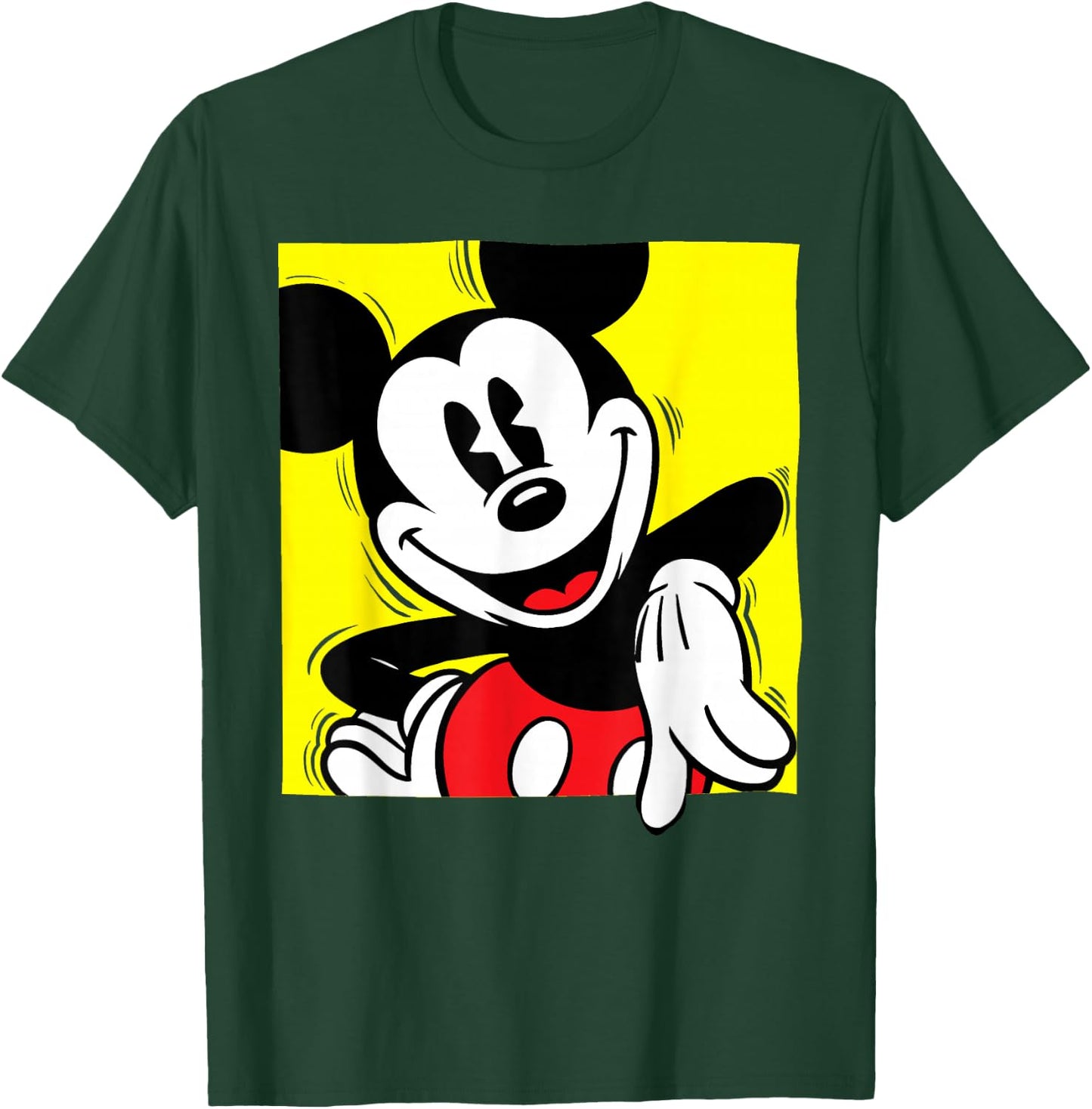 Disney - Mickey Mouse Vintage Square T-Shirt - T-Shirt | Forest