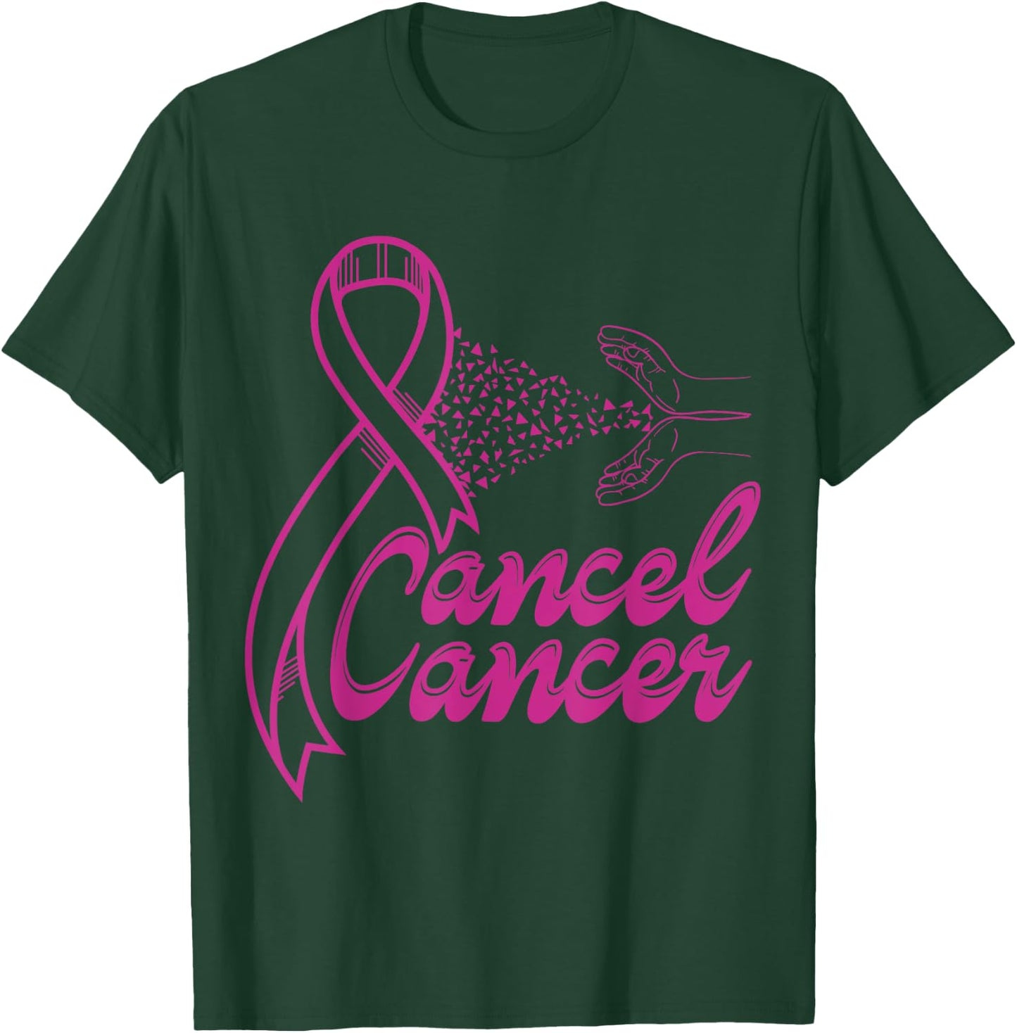 Cancel Cancer T-Shirt - T-Shirt | Forest