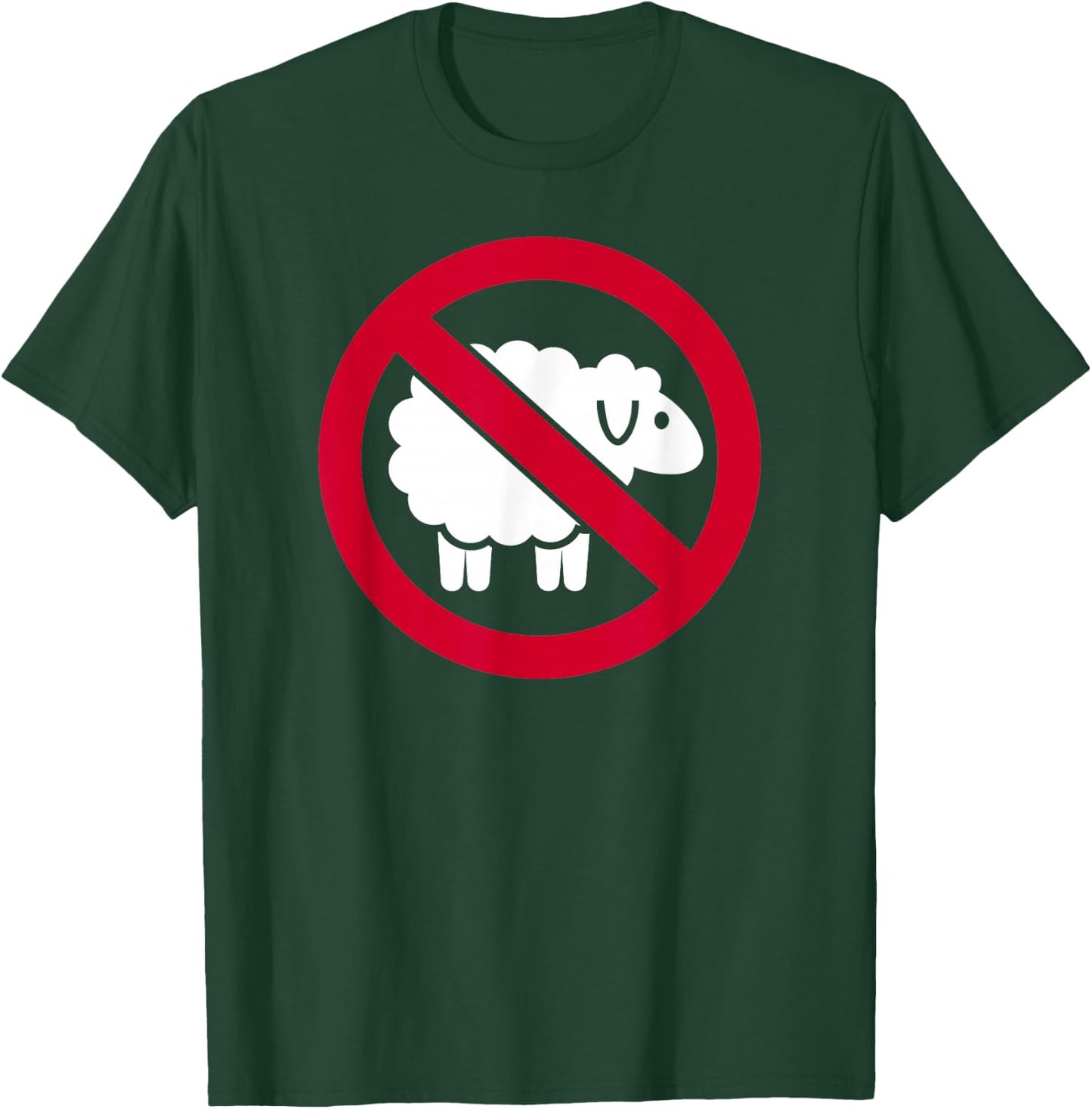 No sheeps T-Shirt - T-Shirt | Forest