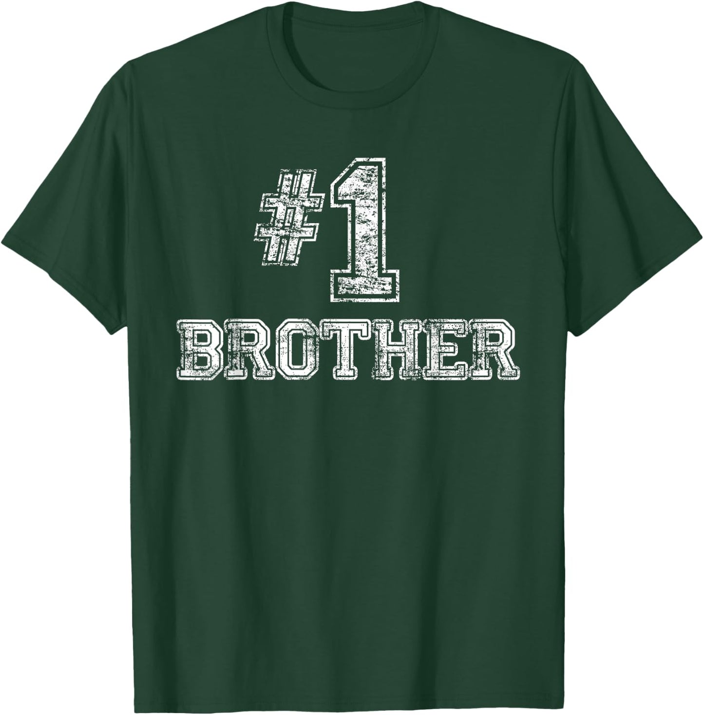 #1 Brother - Number One T-Shirt - T-Shirt | Forest
