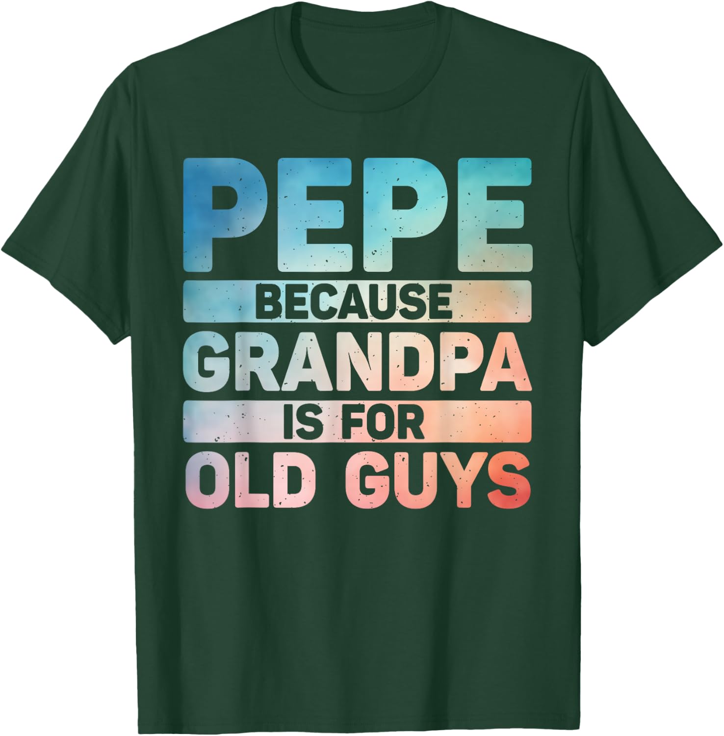 Pepe Design For Grandpa From Grandkids Father's Day Pepe T-Shirt - T-Shirt | Forest
