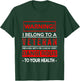 American Patriots Design , Women & Kids Funny Veteran Wife / Husband - Warning! Dangerous! T-Shirt - T-Shirt | Forest