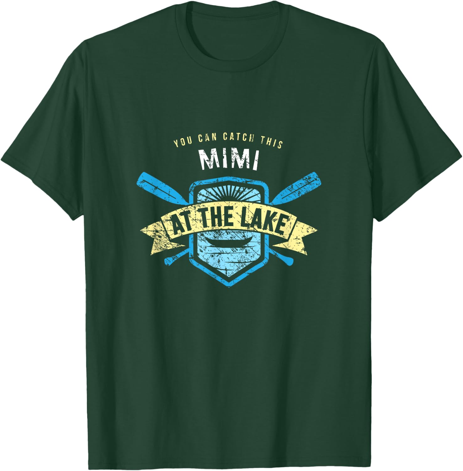 Catch This Mimi At the Lake Shirt, Boating Fishing Camping T-Shirt - T-Shirt | Forest