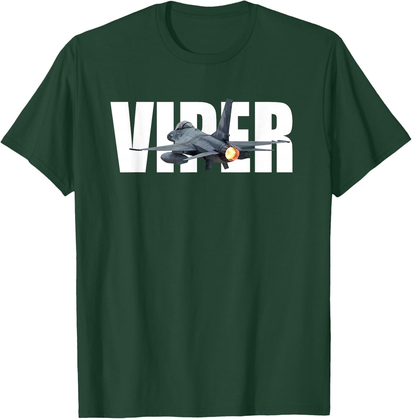 F-16 F16 Fighting Falcon Jet Fighter Plane Viper T-Shirt - T-Shirt | Forest