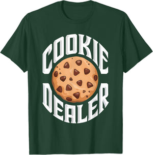 Cookie Dealer Shirt Funny Kids Men Women Cookie Baking Crew T-Shirt - T-Shirt | Forest