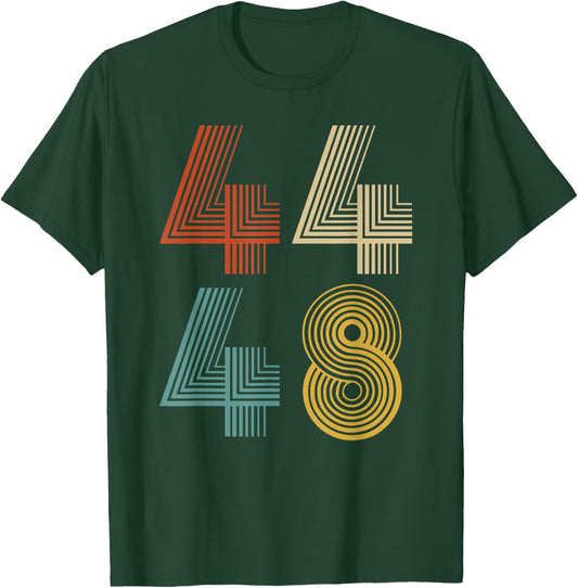 Obama 2028 President 44 48 Retro Vintage T-Shirt - T-Shirt | Forest