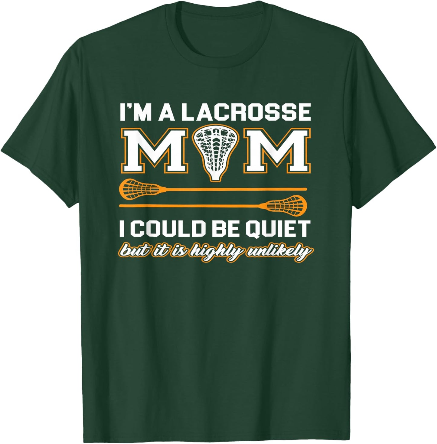 Lacrosse Mom Shirt | Lacrosse Gifts T-Shirt - T-Shirt | Forest