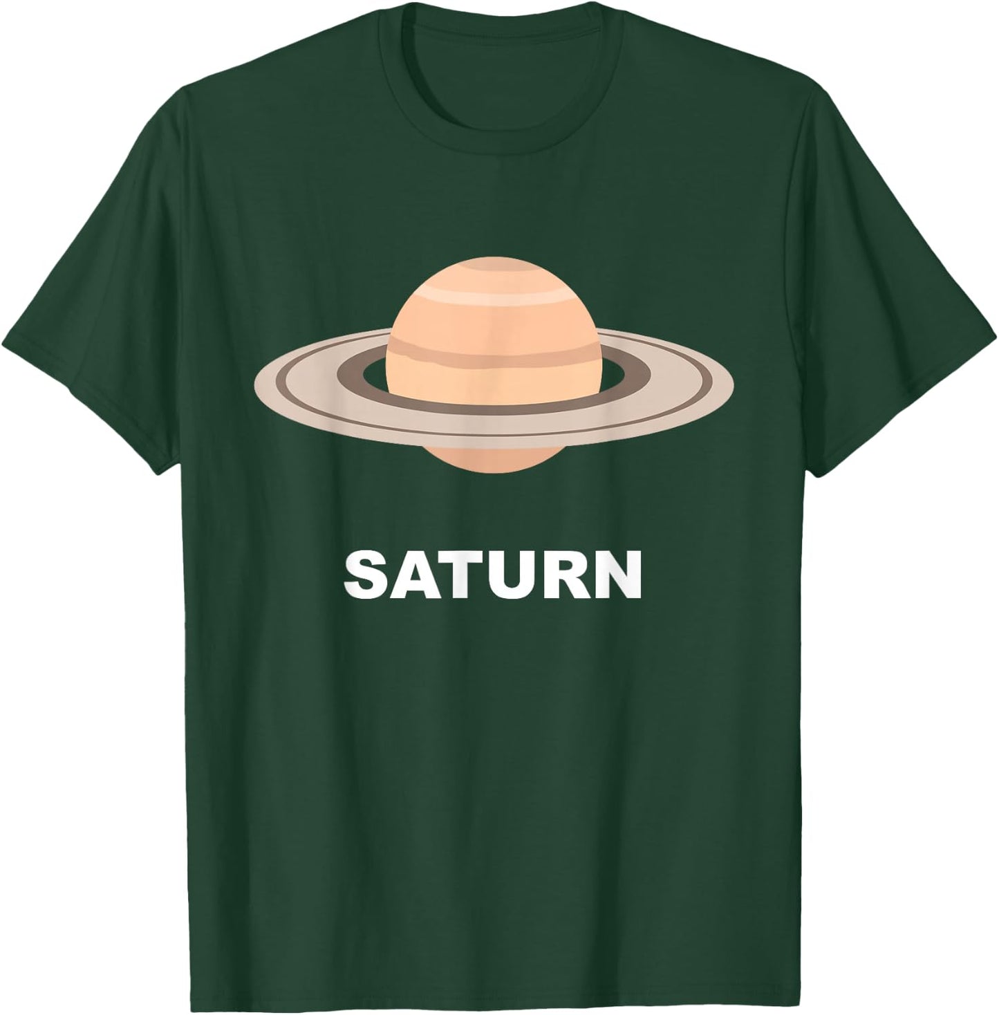 Solar System Group Costumes - Giant Planet Saturn Costume T-Shirt - T-Shirt | Forest