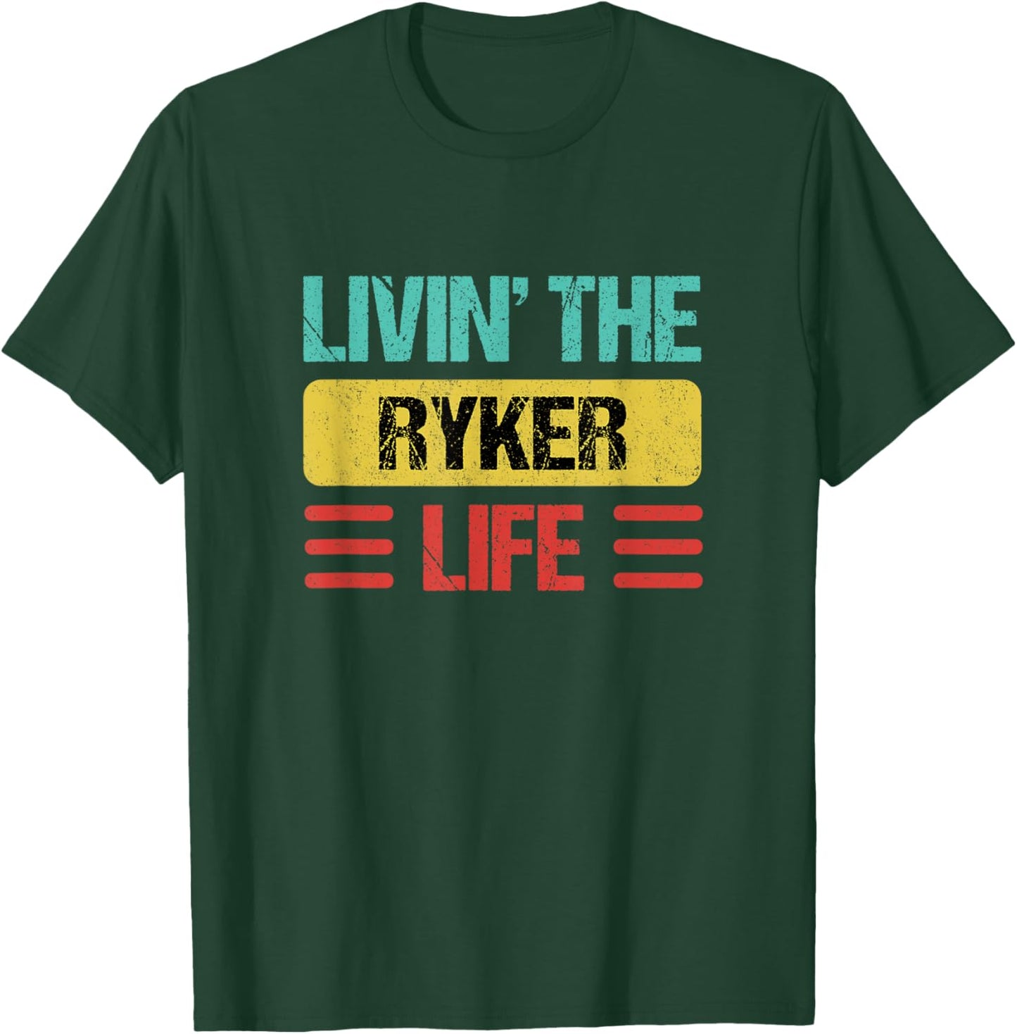 Ryker Name T-Shirt - T-Shirt | Forest