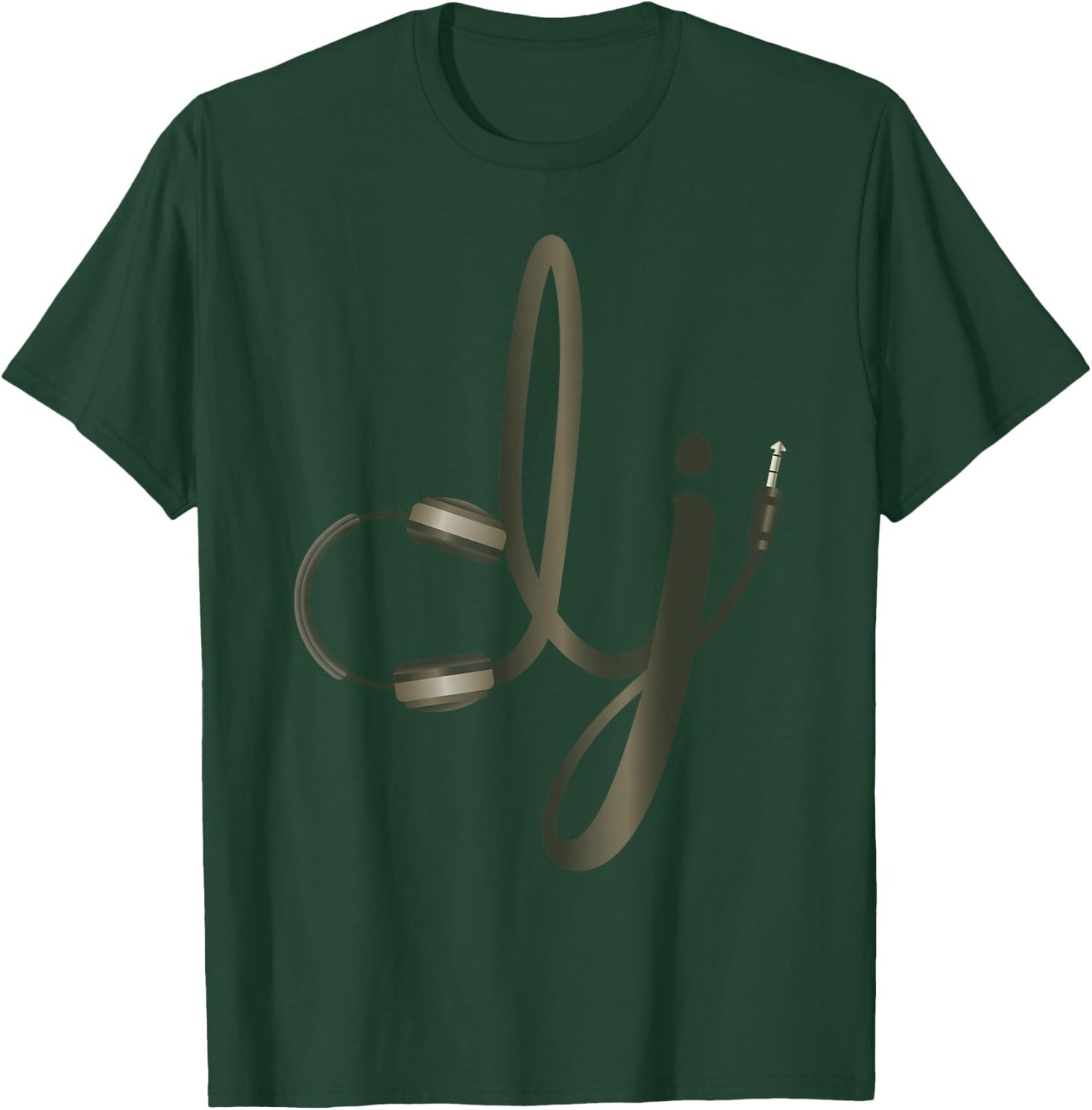 DJ Headphone | I Heart Being A DJs Party Gift T-Shirt - T-Shirt | Forest