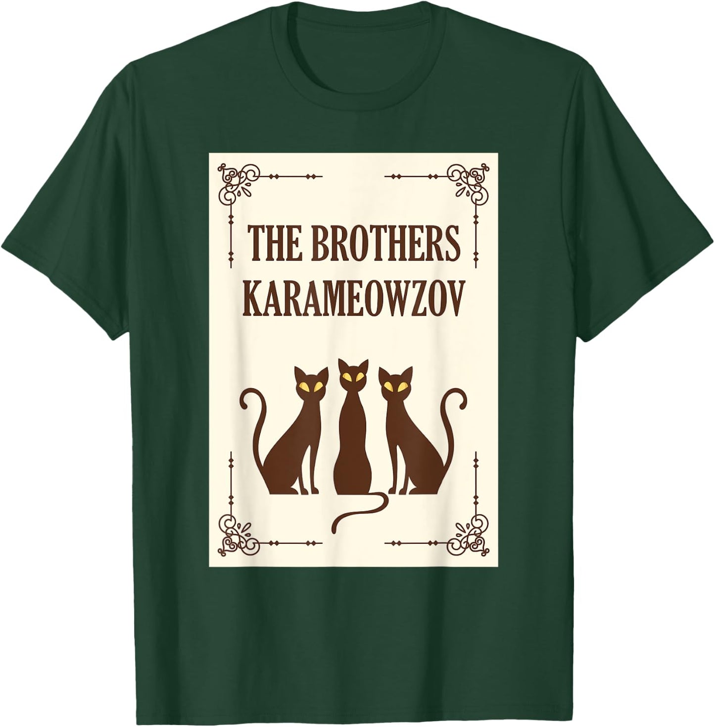 Fyodor Dostoevsky Parody - Funny Russian Literature Gift T-Shirt - T-Shirt | Forest
