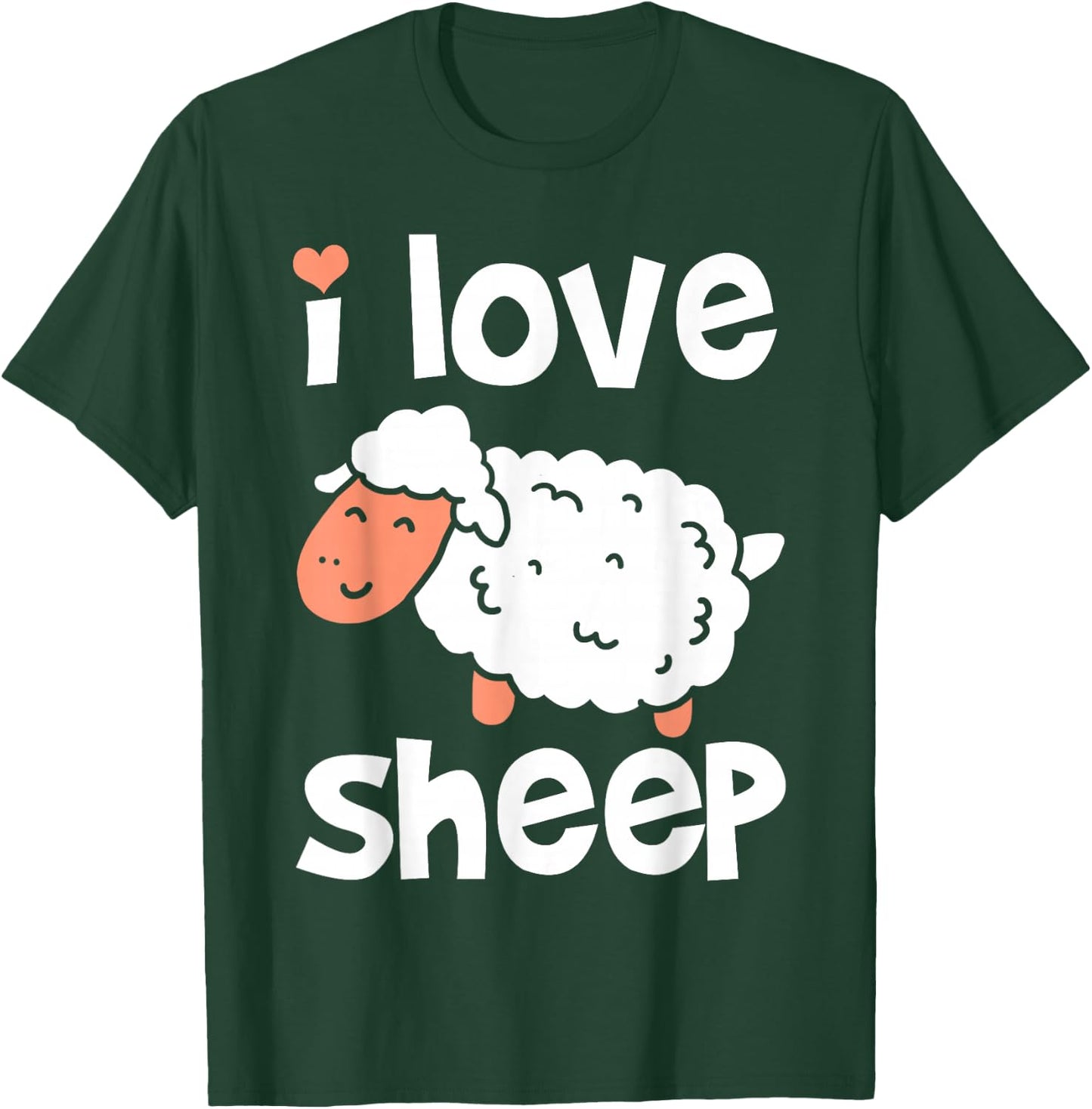 Sheep Farmer Animal T-Shirt - T-Shirt | Forest