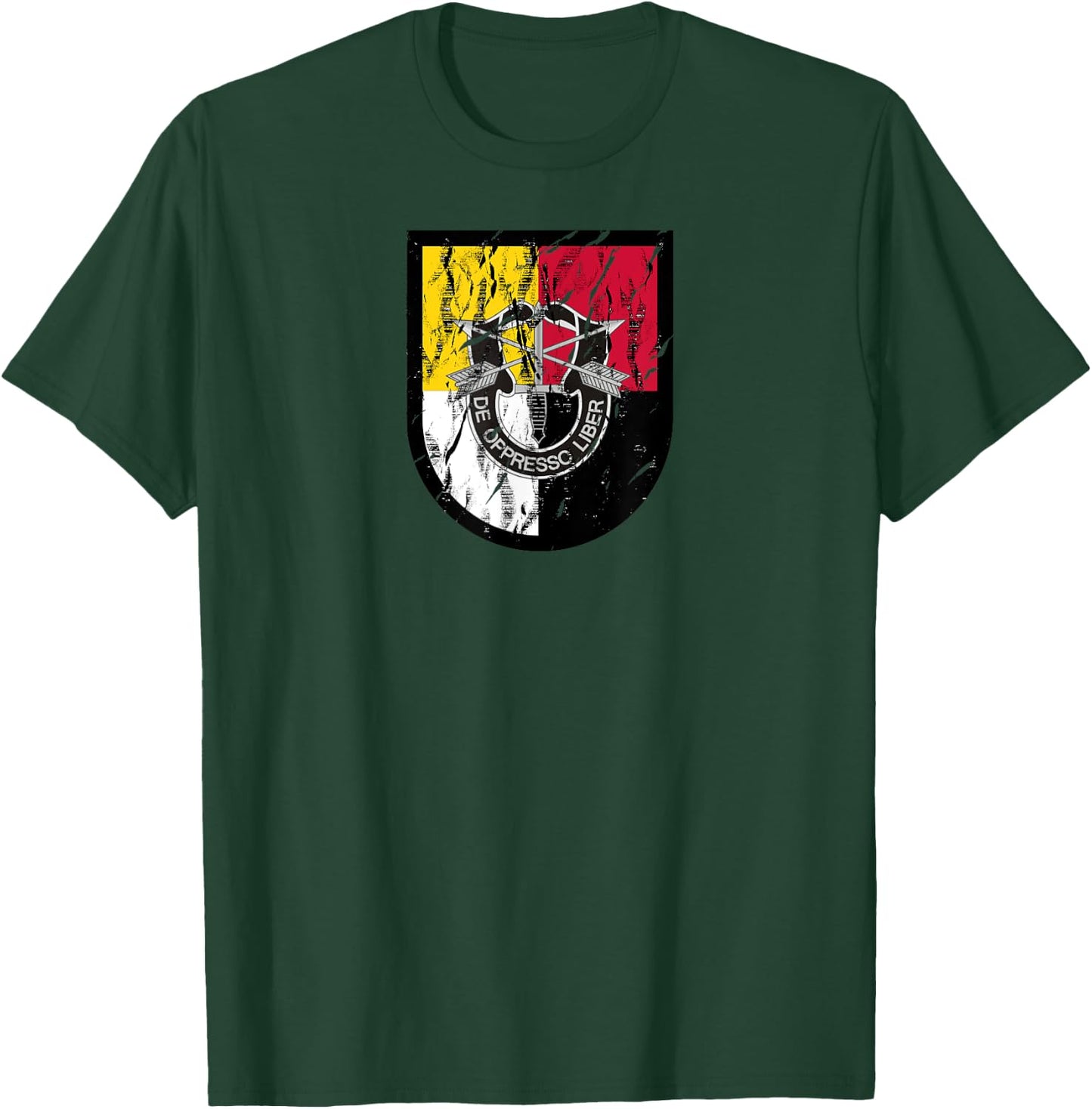 US Special Forces Shirt - 3rd Group (SFG) - Distressed T-Shirt - T-Shirt | Forest