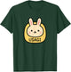 Usagi Cute Rabbit Woodland Animals Kawaii Bunny Graphic T-Shirt - T-Shirt | Forest