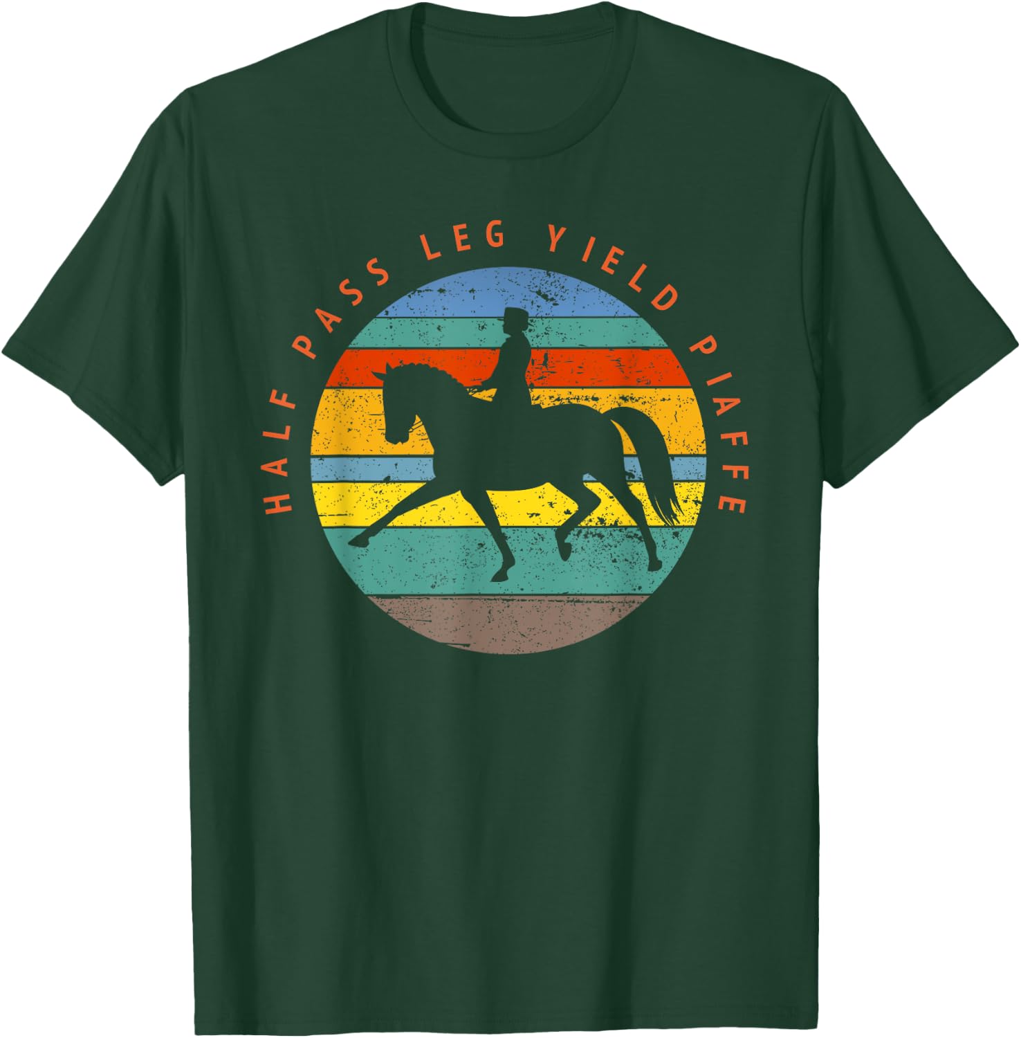 Dressage Rider Gift Dressage T-Shirt - T-Shirt | Forest