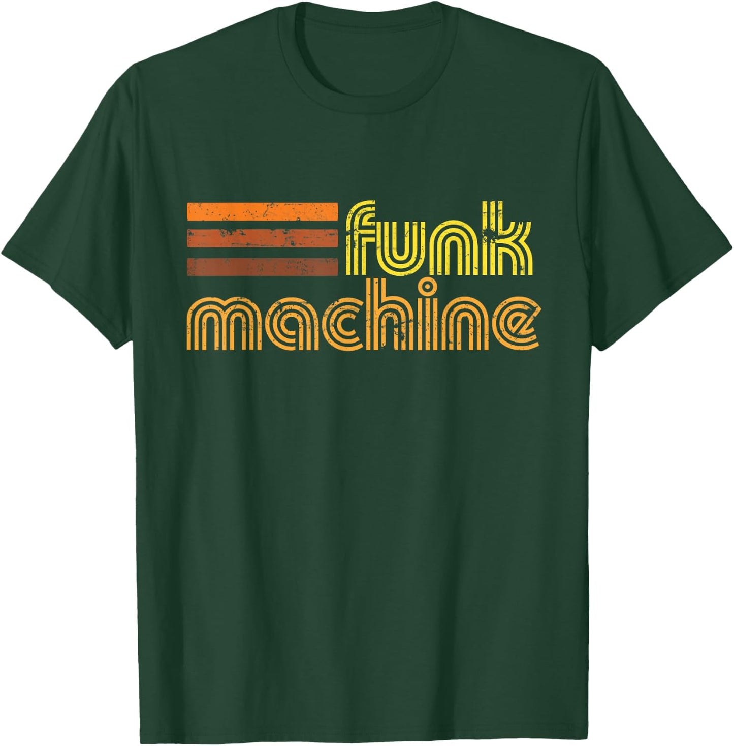 Retro Cool Funk Machine 70s Disco Shirt T-Shirt - T-Shirt | Forest