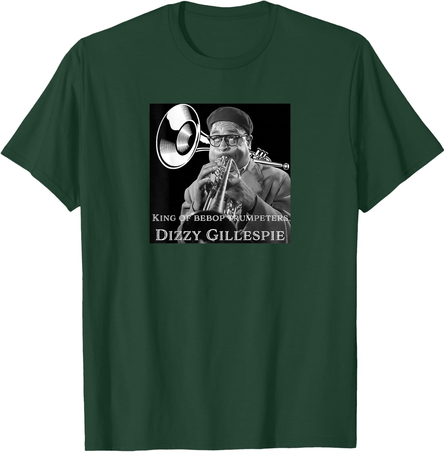 Dizzy Gillespie_001_Back Printed T-Shirt - T-Shirt | Forest