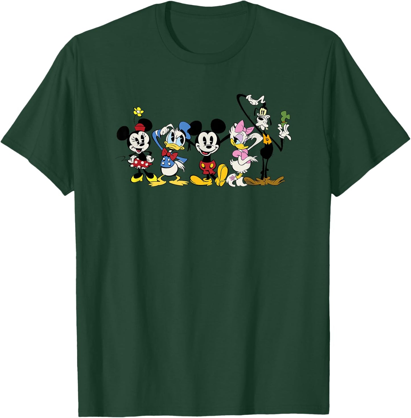 Disney Channel Mickey and Friends Cartoon T-Shirt - T-Shirt | Forest