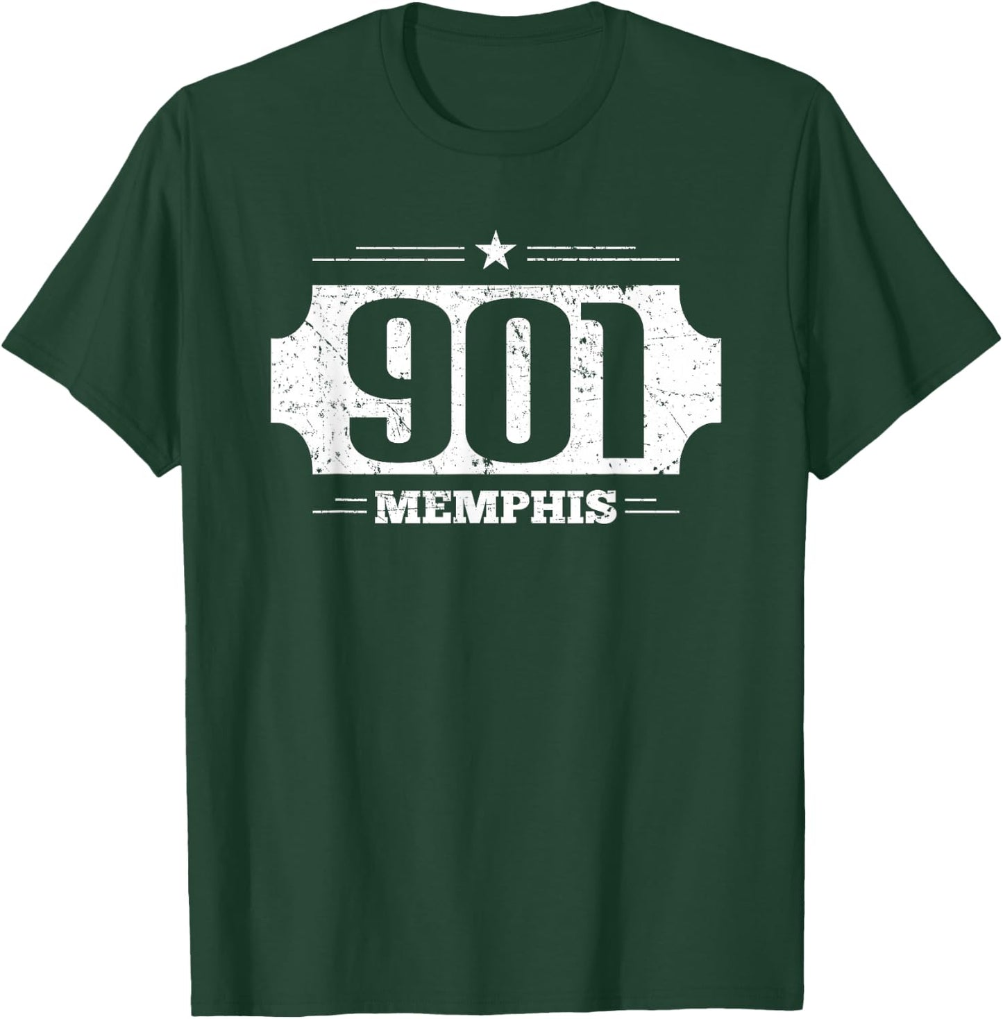 Area Code 901 | Memphis T-Shirt - T-Shirt | Forest