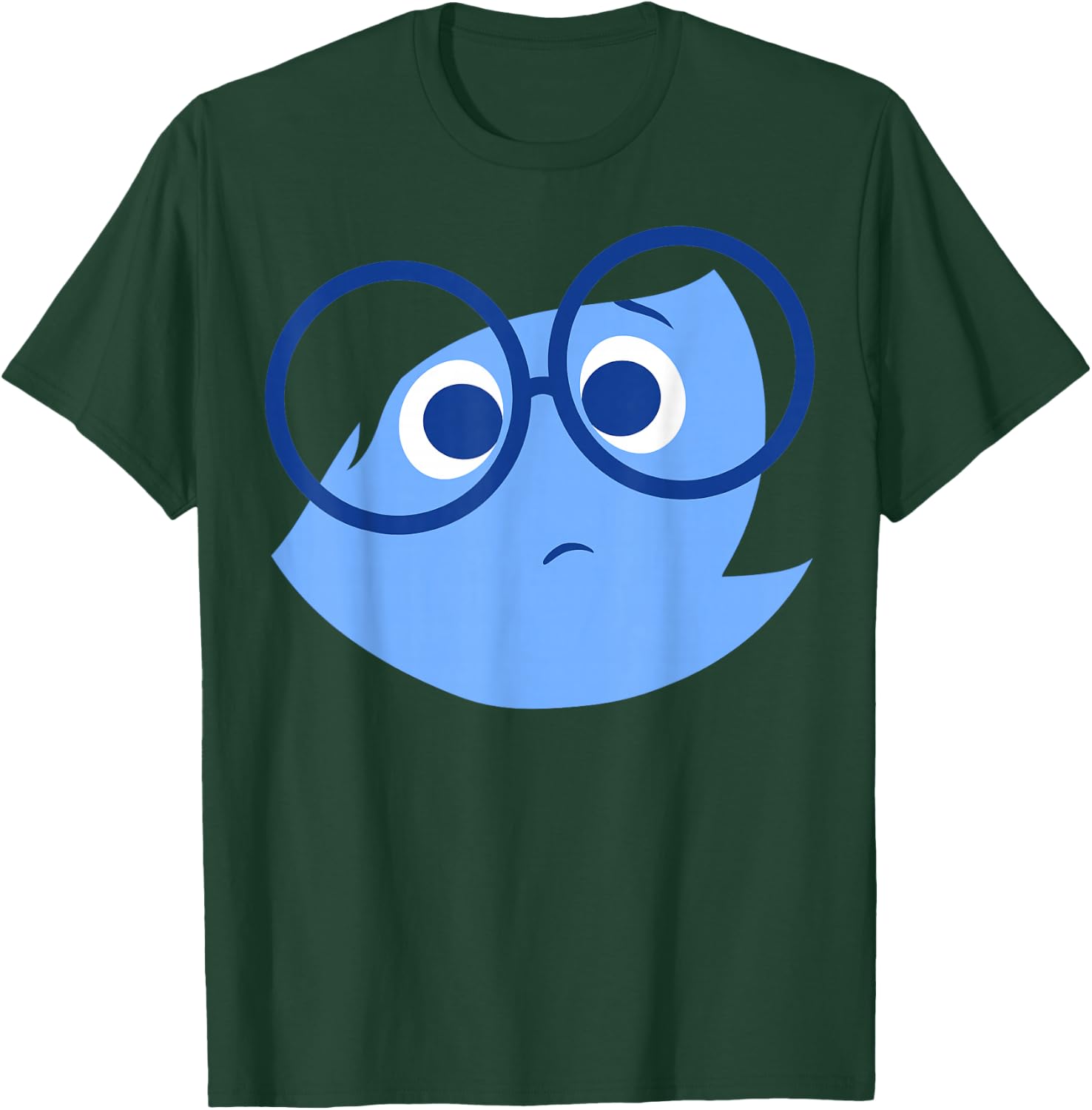 Disney Pixar Inside Out Sad Face Halloween T-Shirt - T-Shirt | Forest