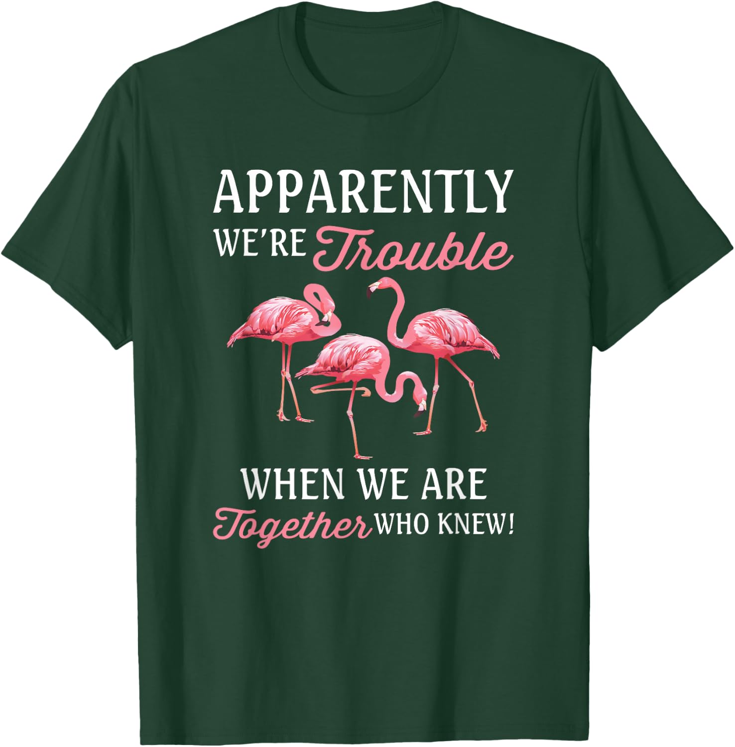 Apparently We're Trouble When We Are Together Who Knew T-Shirt - T-Shirt | Forest
