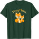 Foxy Mama Funny Mom Quote Mother Daughter Foxes Cute Graphic T-Shirt - T-Shirt | Forest