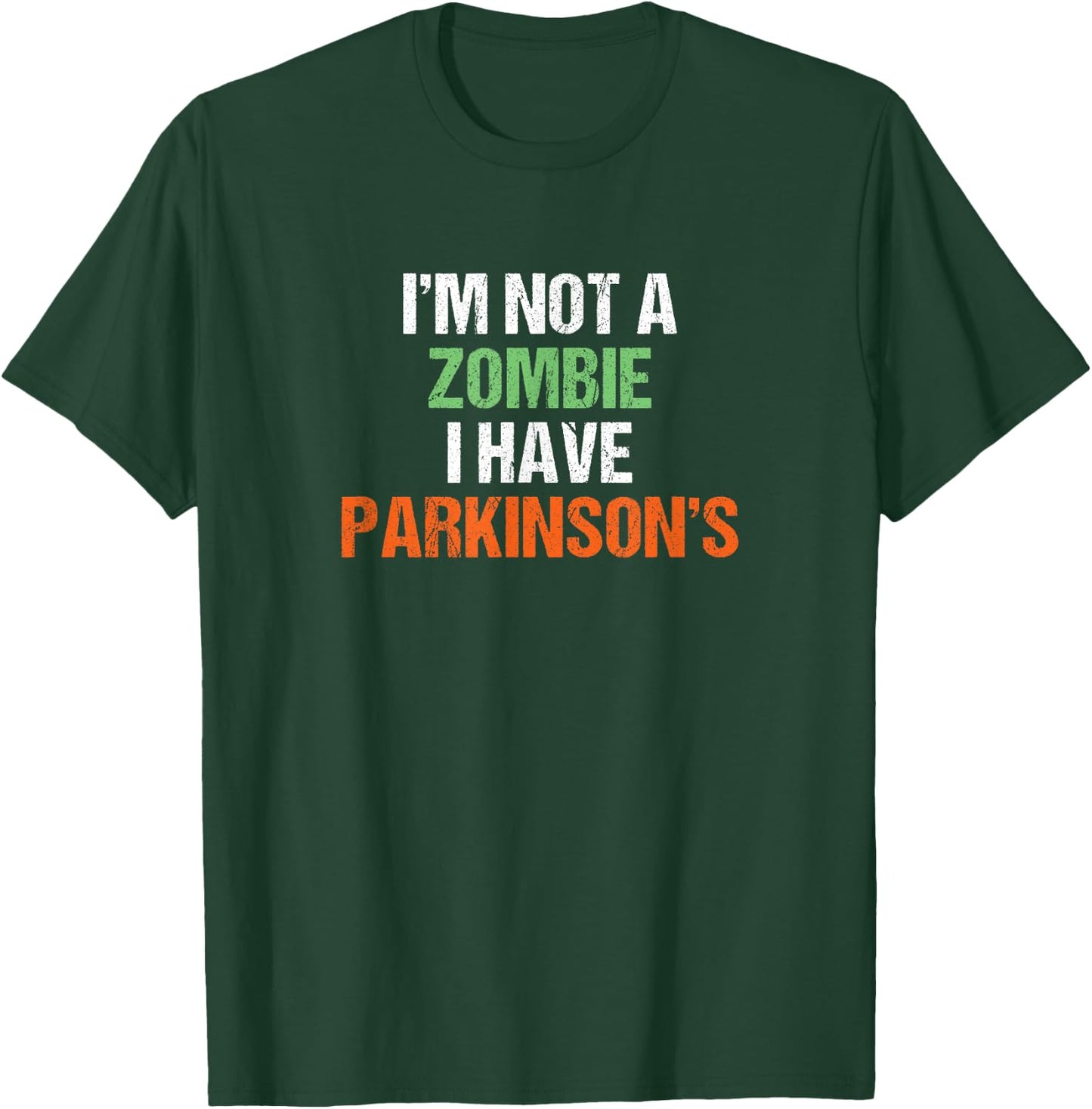 Parkinsons Funny Halloween Costume Men Women Parkinson T-Shirt - T-Shirt | Forest