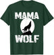 Mama Wolf Matching Family Tribe Wolves Moon Woman T-Shirt - T-Shirt | Forest