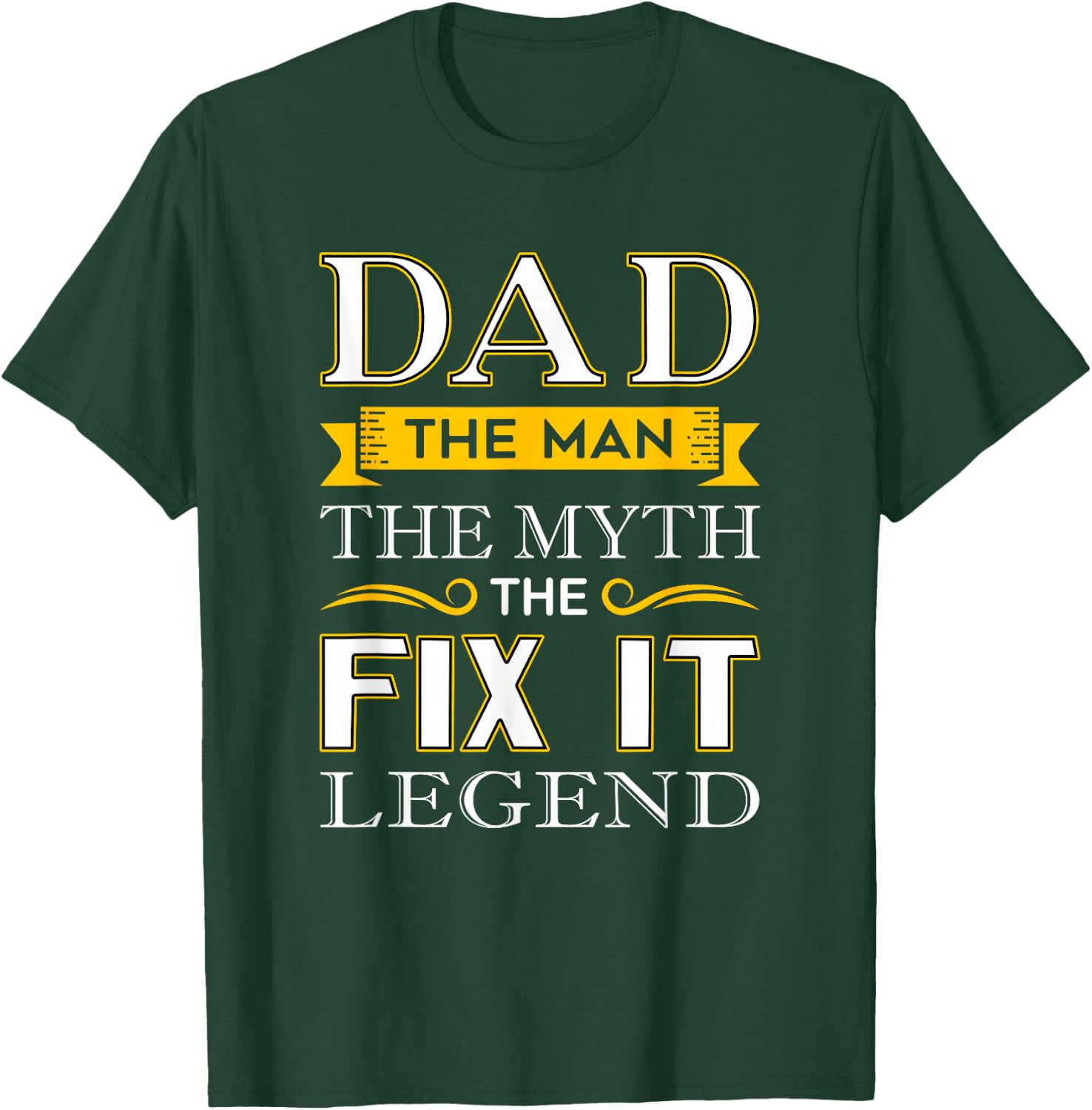 Mr Fix It Dad Fathers Day Handy Man T-Shirt - T-Shirt | Forest