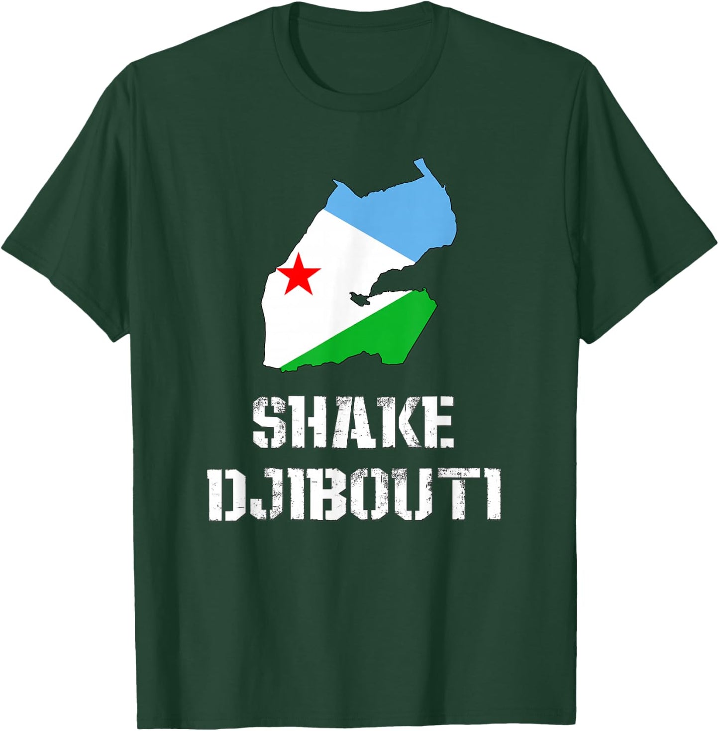 Funny SHAKE DJIBOUTI T-Shirt - T-Shirt | Forest