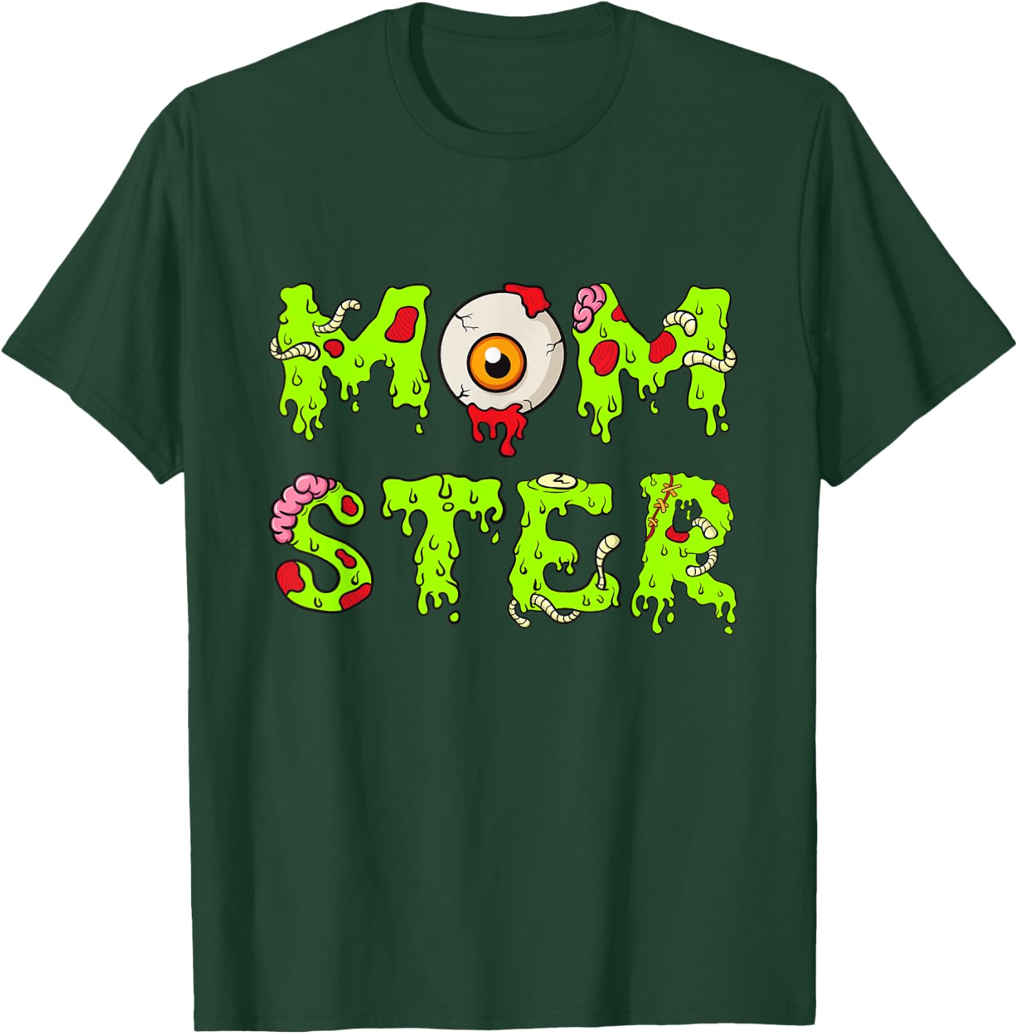 Funny Halloween Shirt for Mom Mom-ster T-Shirt - T-Shirt | Forest
