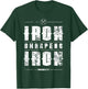 Iron Sharpens Iron Proverbs Christian Bible Verse Religious T-Shirt - T-Shirt | Forest