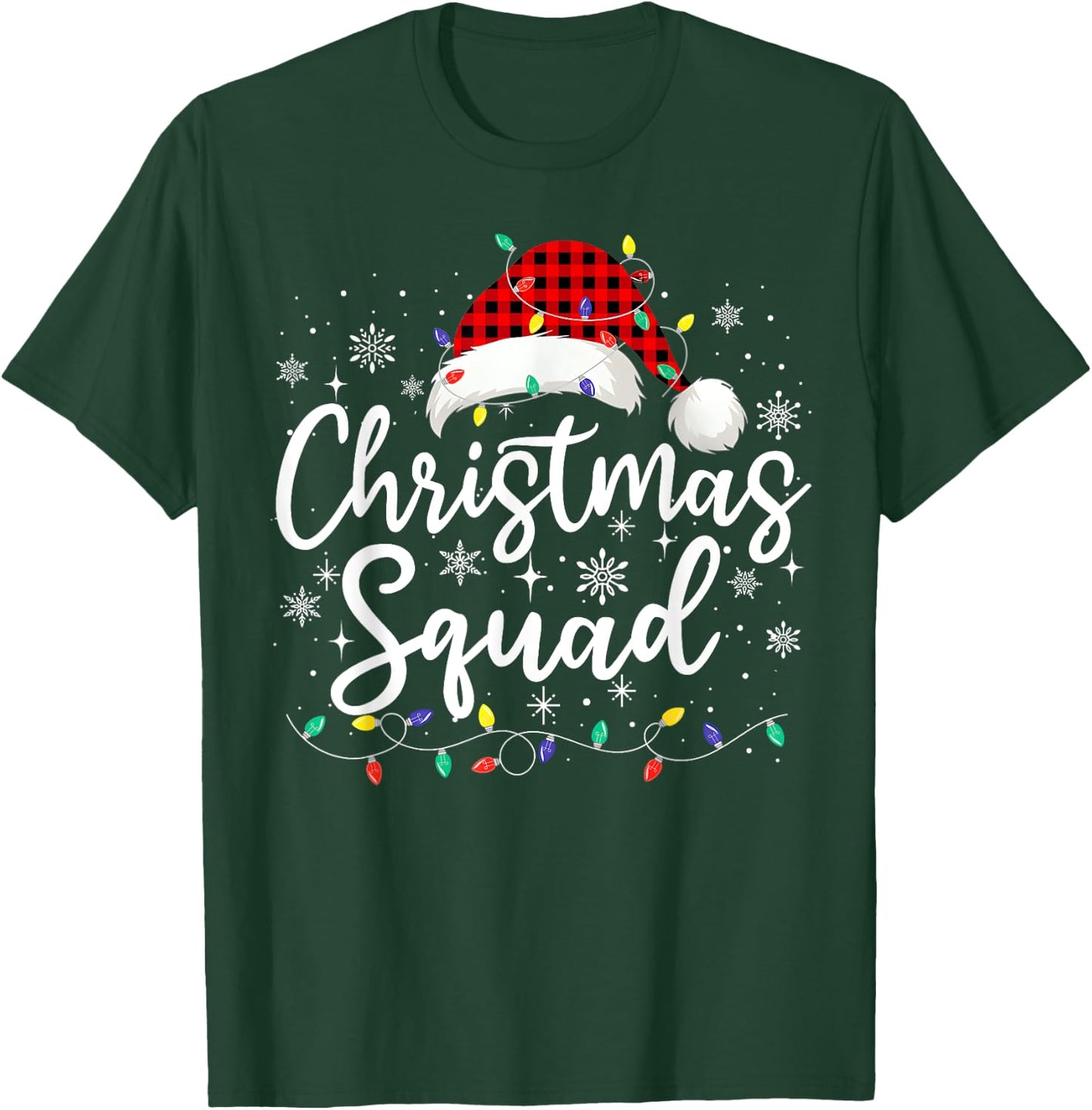 Christmas Squad Family Group Matching Christmas Pajama Party T-Shirt - T-Shirt | Forest