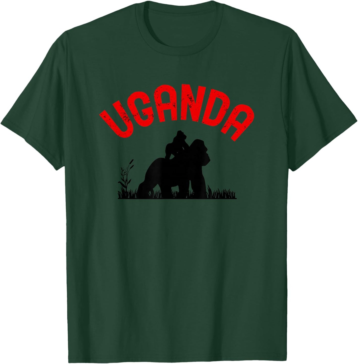 Uganda Gorilla Safari Gift T-Shirt - T-Shirt | Forest
