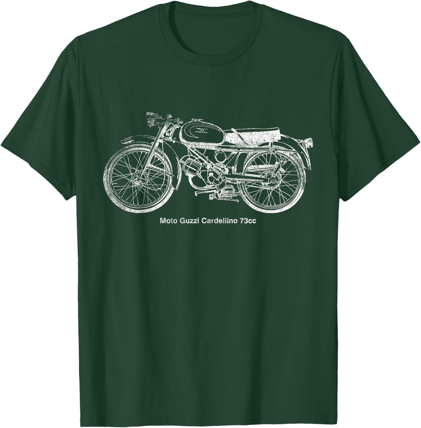 Love Motorcycles Gift USA Motorbike Rider Love T-Shirt - T-Shirt | Forest