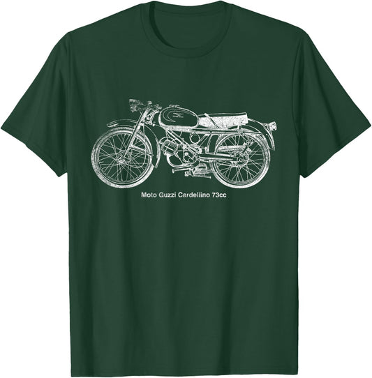 Love Motorcycles Gift USA Motorbike Rider Love T-Shirt - T-Shirt | Forest