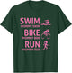 Swim Bike Run Mommy - Funny Triathlon Mom T-Shirt - T-Shirt | Forest