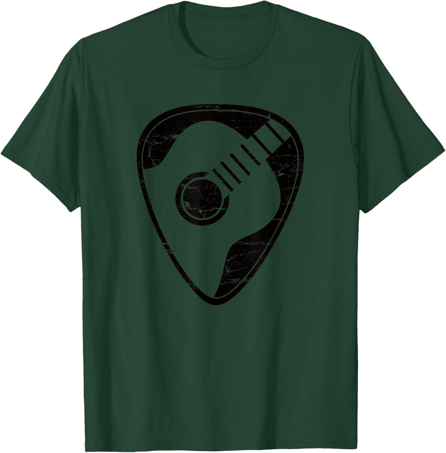 Guitar Plectrum Pick Acoustic Guitarist Shirt Gift T-Shirt - T-Shirt | Forest