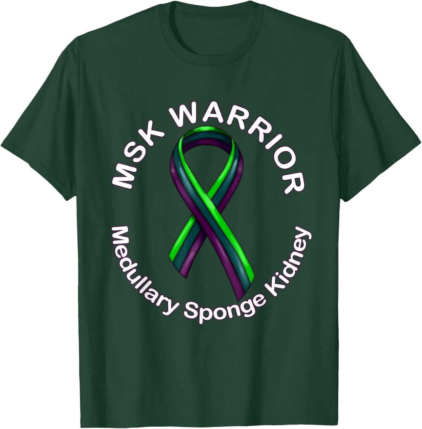 MSk Medullary Sponge Kidney Awarness Disease T-Shirt - T-Shirt | Forest
