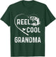 Reel Cool Grandma Retro Fishing Lover For Mothers Day T-Shirt - T-Shirt | Forest