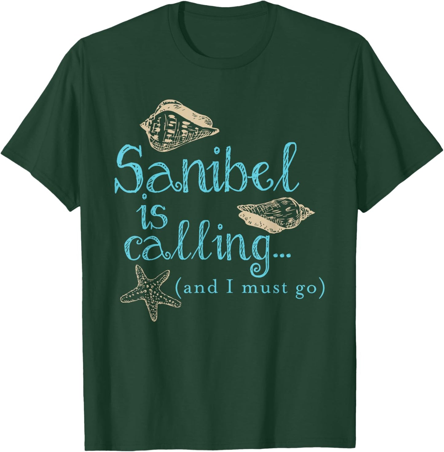 Sanibel Island Florida Calling T-Shirt - T-Shirt | Forest