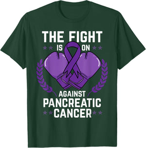 Pancreatic Cancer Shirt Chemotherapy Stomach Boxing Gift T-Shirt - T-Shirt | Forest