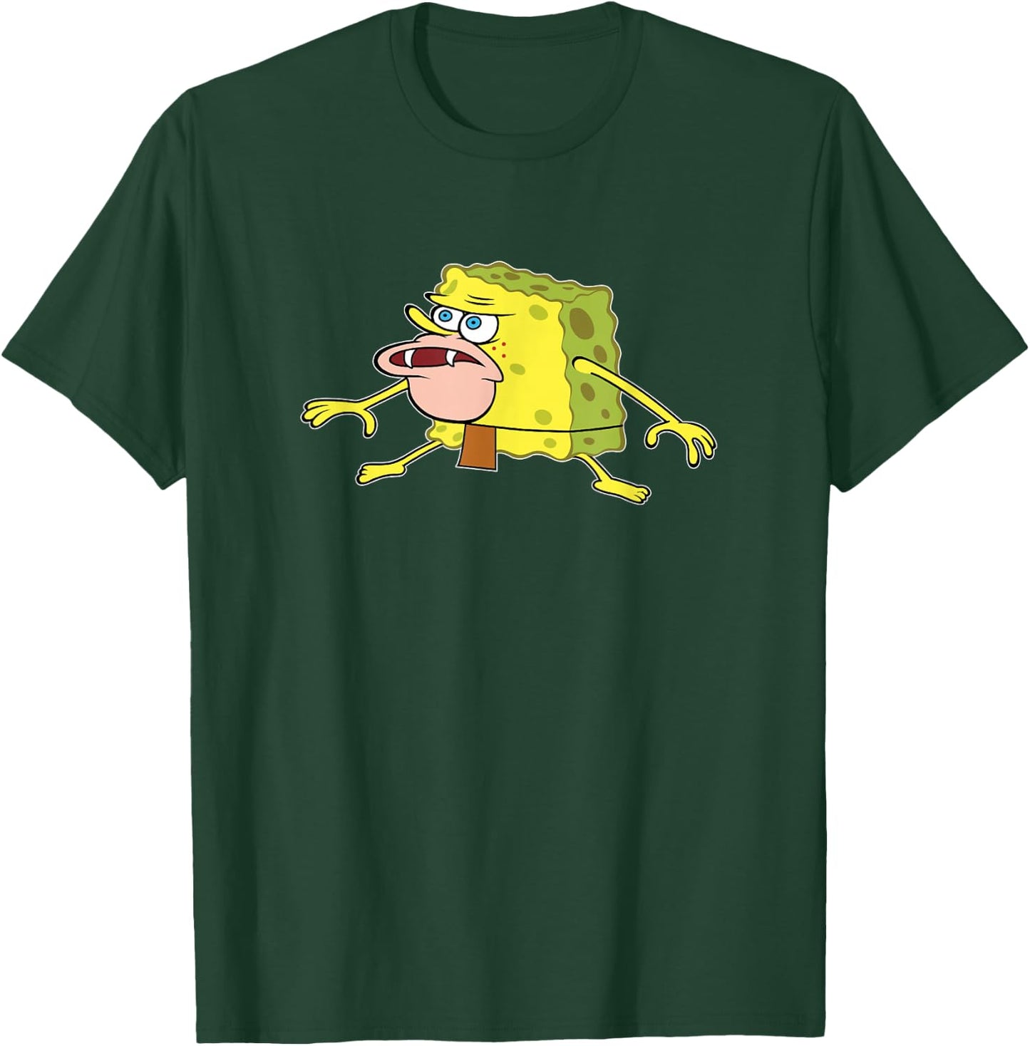 Spongebob Squarepants Caveman Meme T- Shirts T-Shirt - T-Shirt | Forest