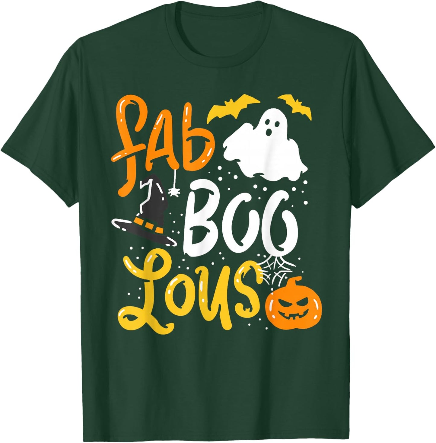 Halloween Shirt Fab Boo Lous Trick Or Treats T-Shirt - T-Shirt | Forest