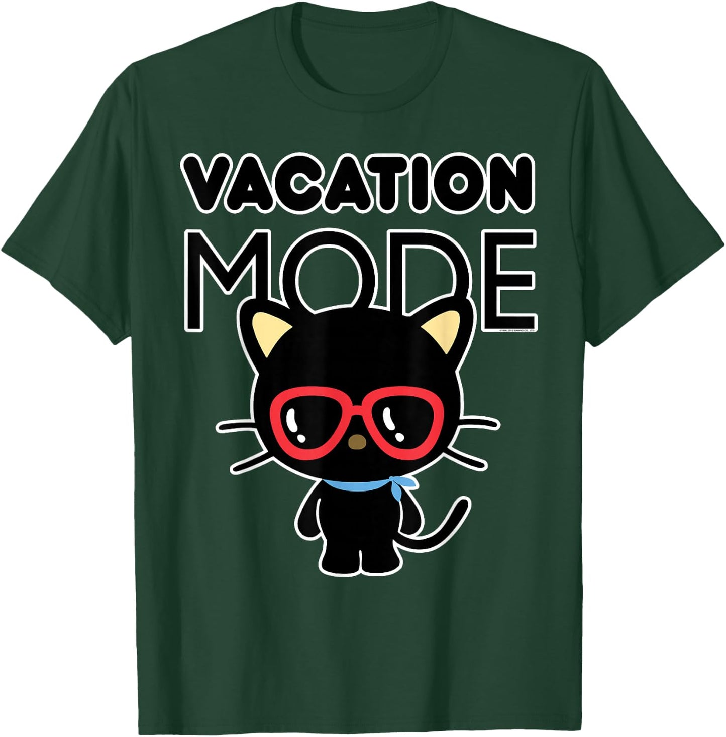 Chococat Vacation Mode Sunglasses T-Shirt - T-Shirt | Forest