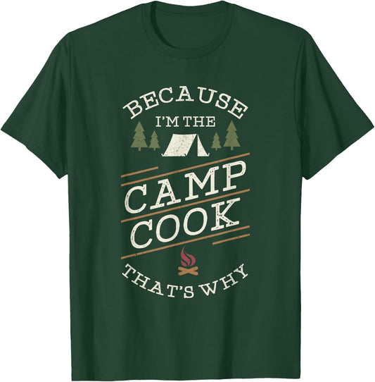 Camping Gift Product Camp Cook RV And Camper T-Shirt - T-Shirt | Forest