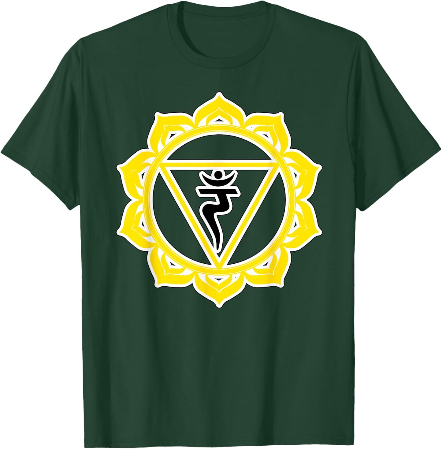 Yoga Manipura Solar Plexus Wisdom Power Yellow Chakra T-Shirt - T-Shirt | Forest