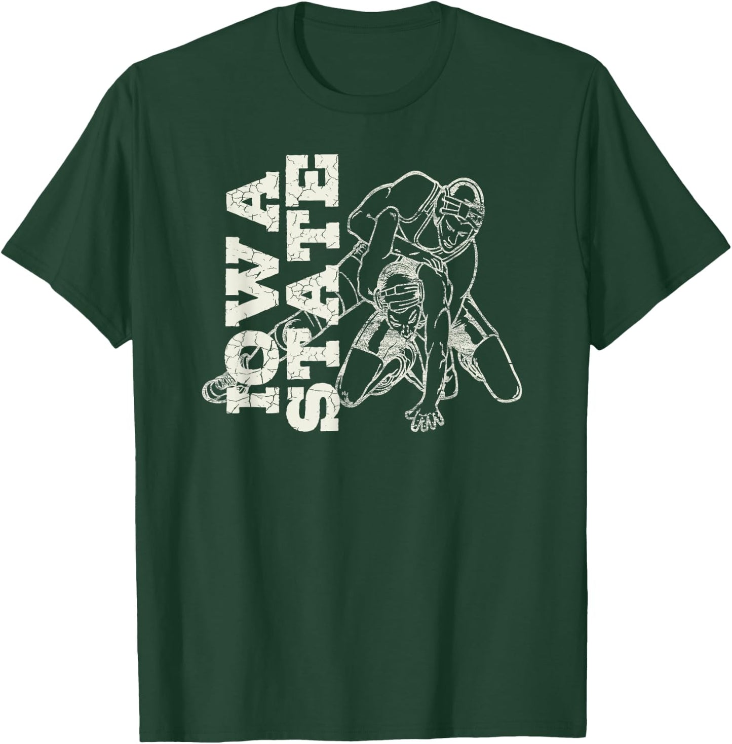 Iowa State Wrestler Wrestling Shirt T-Shirt - T-Shirt | Forest