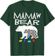 Mamaw Bear Autism Awareness Autism Mama Mom Mommy Te T-Shirt - T-Shirt | Forest