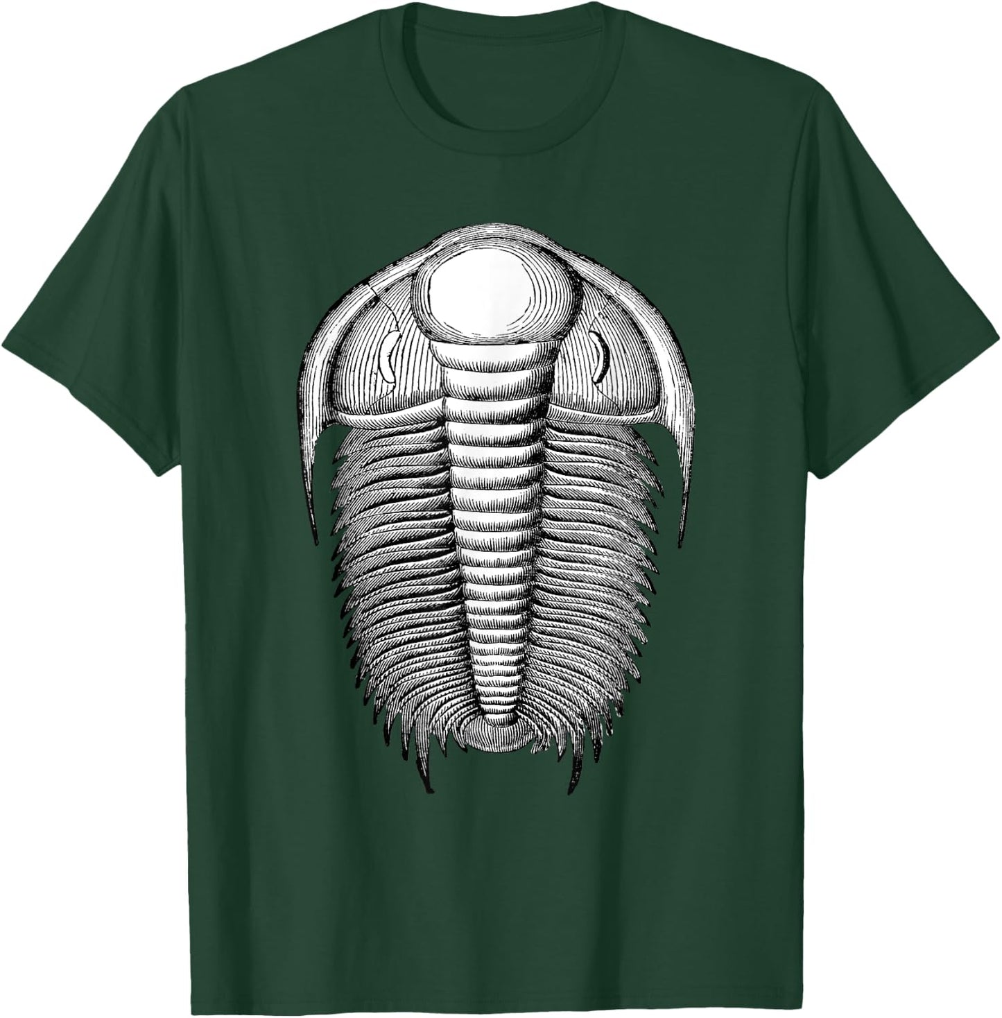 Trilobite Fossil Scientific Palaeontology Art T-Shirt - T-Shirt | Forest